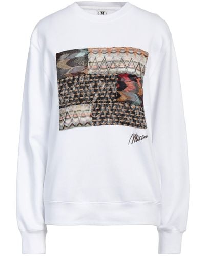 M Missoni Sweat-shirt - Blanc