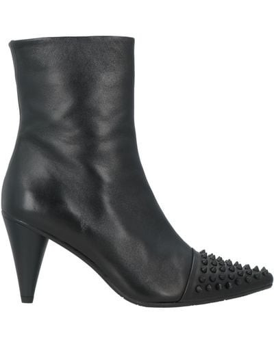 Ras Ankle Boots Leather - Black