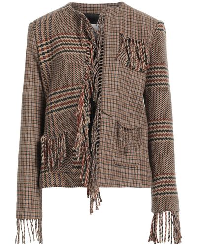 Ottod'Ame Jacket Wool, Polyamide - Brown