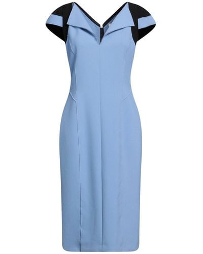 Amanda Wakeley Midi Dress - Blue