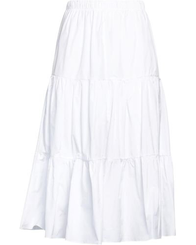 Carla G Midi Skirt - White