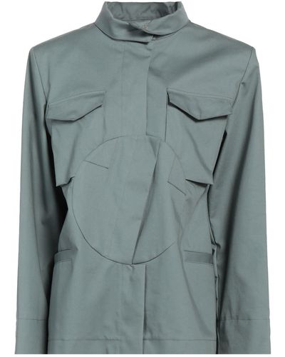 Off-White c/o Virgil Abloh Overcoat & Trench Coat - Green