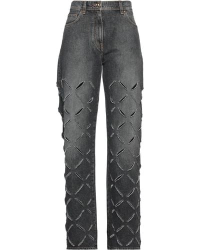 Versace Pantalon en jean - Gris