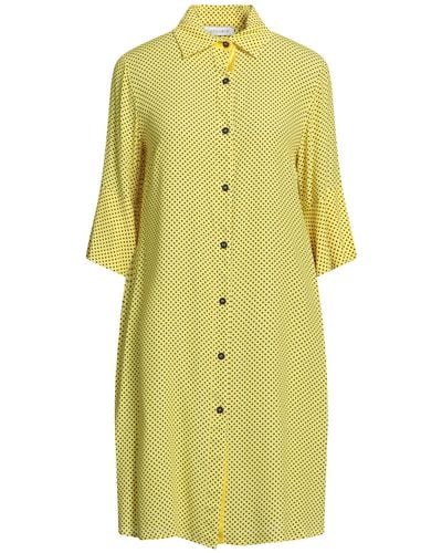 CafeNoir Mini-Kleid - Gelb