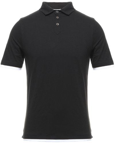 Alpha Studio Polo Shirt - Black