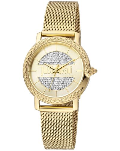 Just Cavalli Uhren Analog Quarz One Size Gold 32019807 - Mettallic