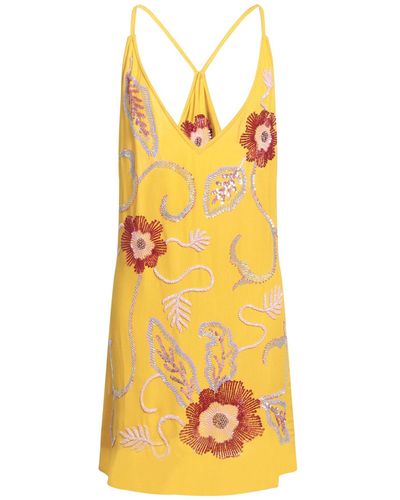 Christian Pellizzari Mini Dress - Yellow