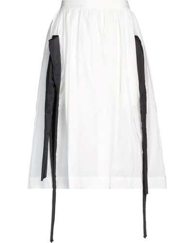 JORDANLUCA Midi Skirt - White
