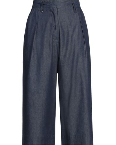 Marani Jeans Pantaloni Cropped - Blu