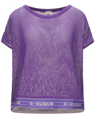 C-Clique T-Shirt Polyamide, Viscose, Elastane - Purple