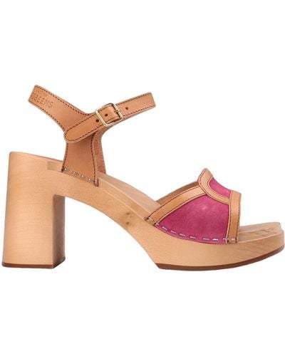 Swedish Hasbeens Mules & Clogs - Pink