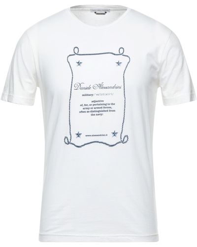 Grey Daniele Alessandrini T-shirt - Bianco