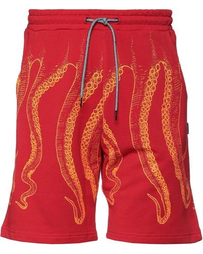 Octopus Shorts & Bermuda Shorts - Red