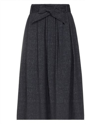 Circolo 1901 Midi Skirt Cotton, Elastane - Blue