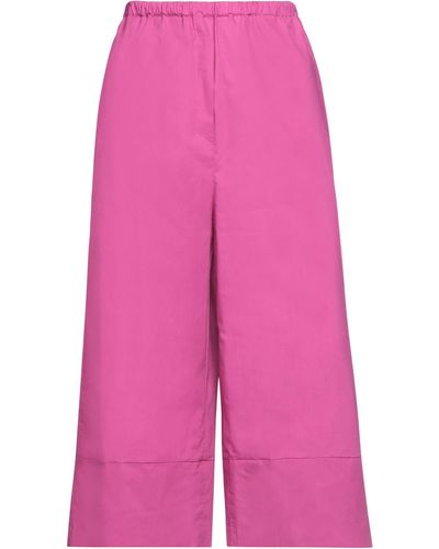 Tela Cropped Trousers - Pink