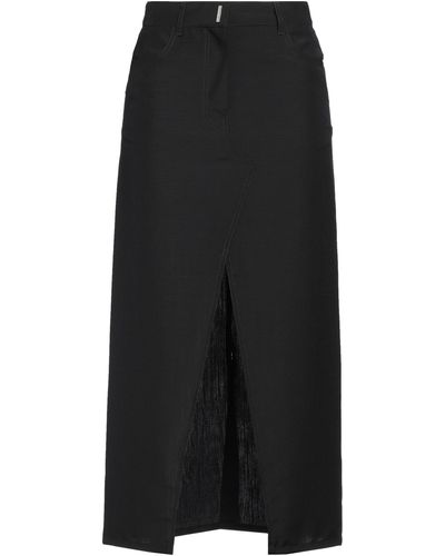 Givenchy Midi Skirt Wool, Mohair Wool - Black