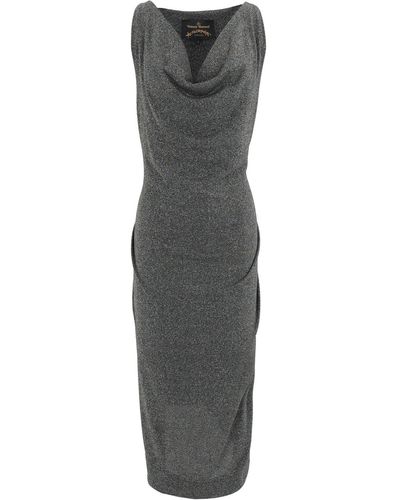 Vivienne Westwood Anglomania Midi Dress - Grey