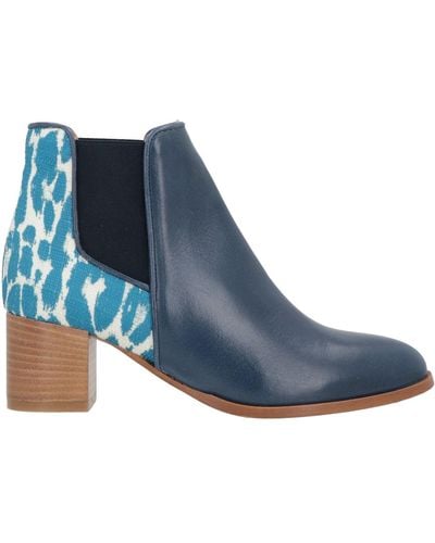 Mellow Yellow Ankle Boots - Blue