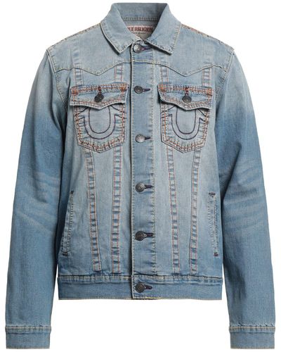 True Religion Manteau en jean - Bleu