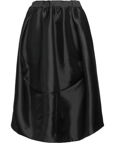 Comme des Garçons Midi Skirt Polyester - Black