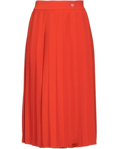P.A.R.O.S.H. Midi Skirt - Red