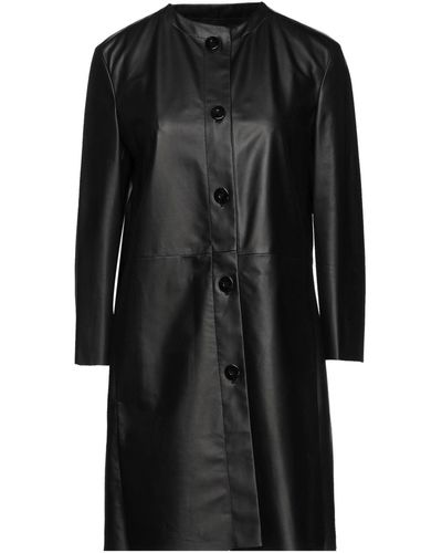 DROMe Overcoat & Trench Coat - Black