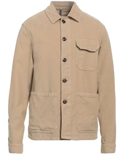 Montedoro Camel Shirt Cotton, Elastane - Natural