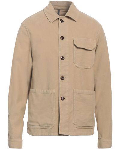 Montedoro Camel Shirt Cotton, Elastane - Natural