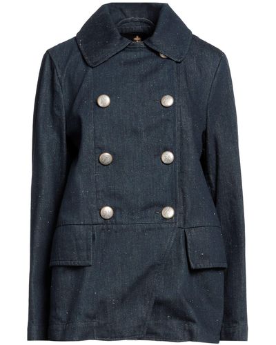 Vivienne Westwood Anglomania Overcoat - Blue