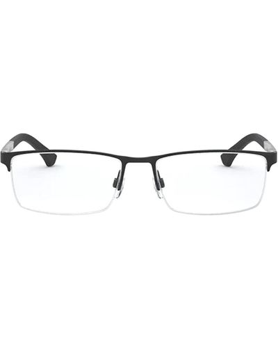 Emporio Armani Monture de lunettes - Métallisé