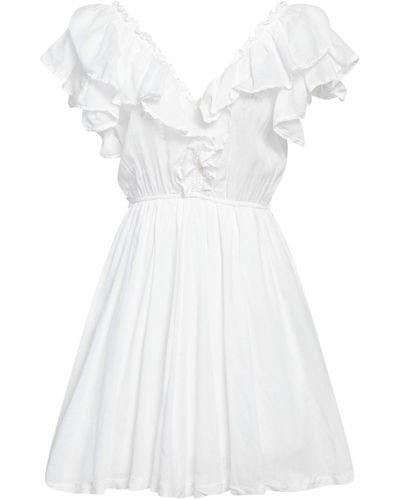 Rebel Queen Mini Dress - White