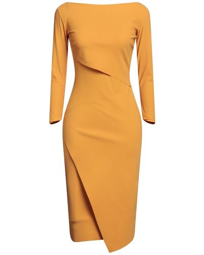 La Petite Robe Di Chiara Boni Vestido midi - Naranja