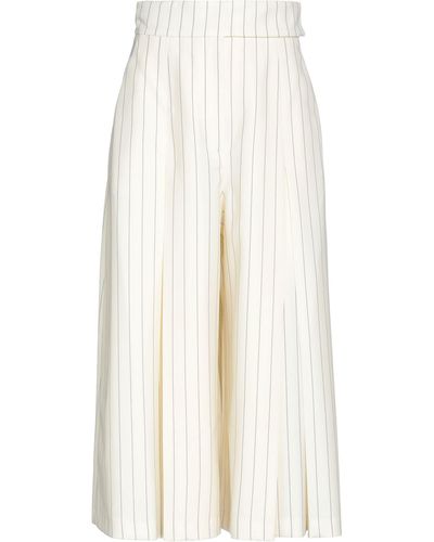 Alexandre Vauthier Cropped Trousers - White