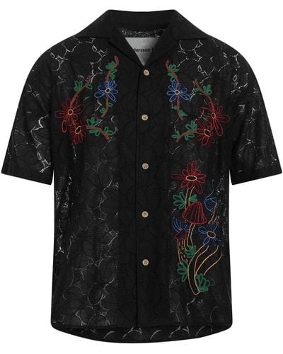 ANDERSSON BELL Shirt Cotton, Polyester, Rayon - Black