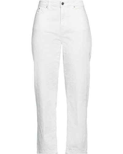 Karl Lagerfeld Denim Cropped - White