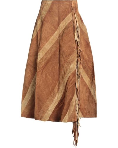 Golden Goose Midi Skirt - Brown