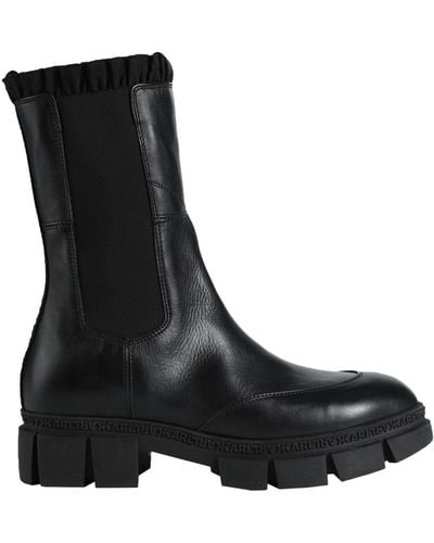 Karl Lagerfeld Ankle Boots - Black