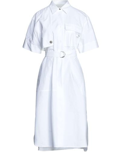Cedric Charlier Midi Dress - White