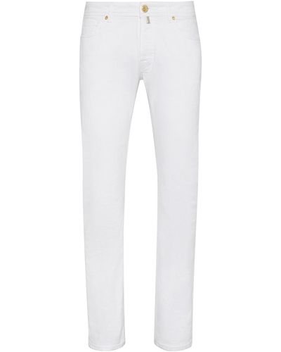 Billionaire Pantaloni Jeans - Bianco