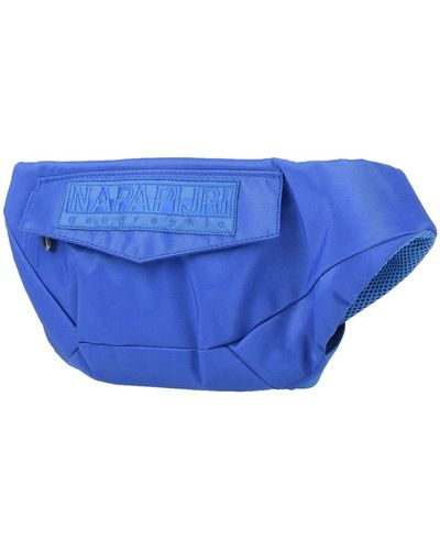 NAPAPIJRI VALIGIA: Borsone in canvas con logo, Valigia Napapijri uomo -  NP0A4GGM Blue 1