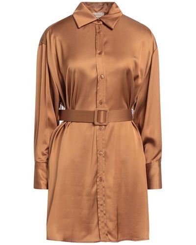 Kaos Mini Dress - Brown
