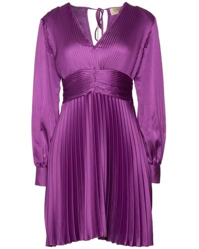 Kaos Mini Dress - Purple