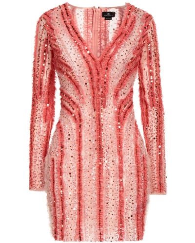 Elisabetta Franchi Robe courte - Rose