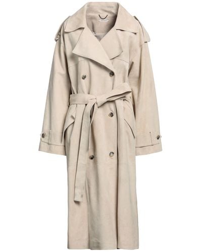 The Mannei Overcoat & Trench Coat - Natural