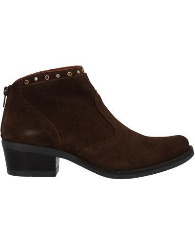 Kanna Ankle Boots - Brown