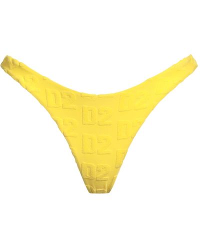DSquared² Bikini Bottoms & Swim Briefs - Yellow