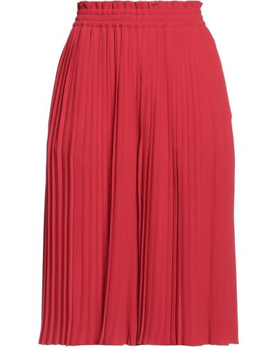 MM6 by Maison Martin Margiela Cropped Pants - Red