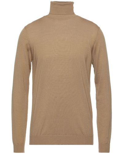 Grey Daniele Alessandrini Turtleneck - Natural