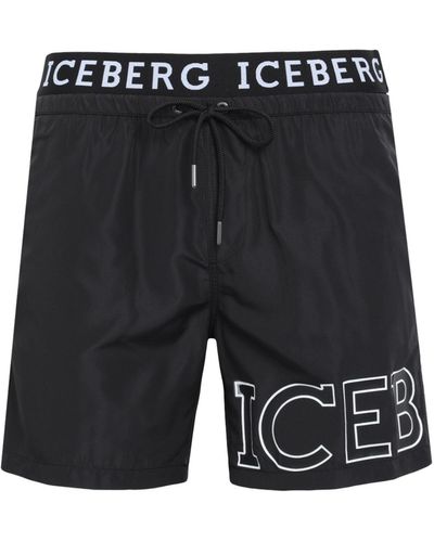 Iceberg Badeboxer - Schwarz