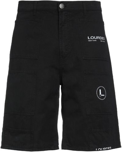 Lourdes Shorts & Bermuda Shorts - Black